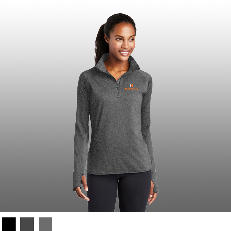 Sport-Tek® Ladies Stretch 1/4-Zip Pullover