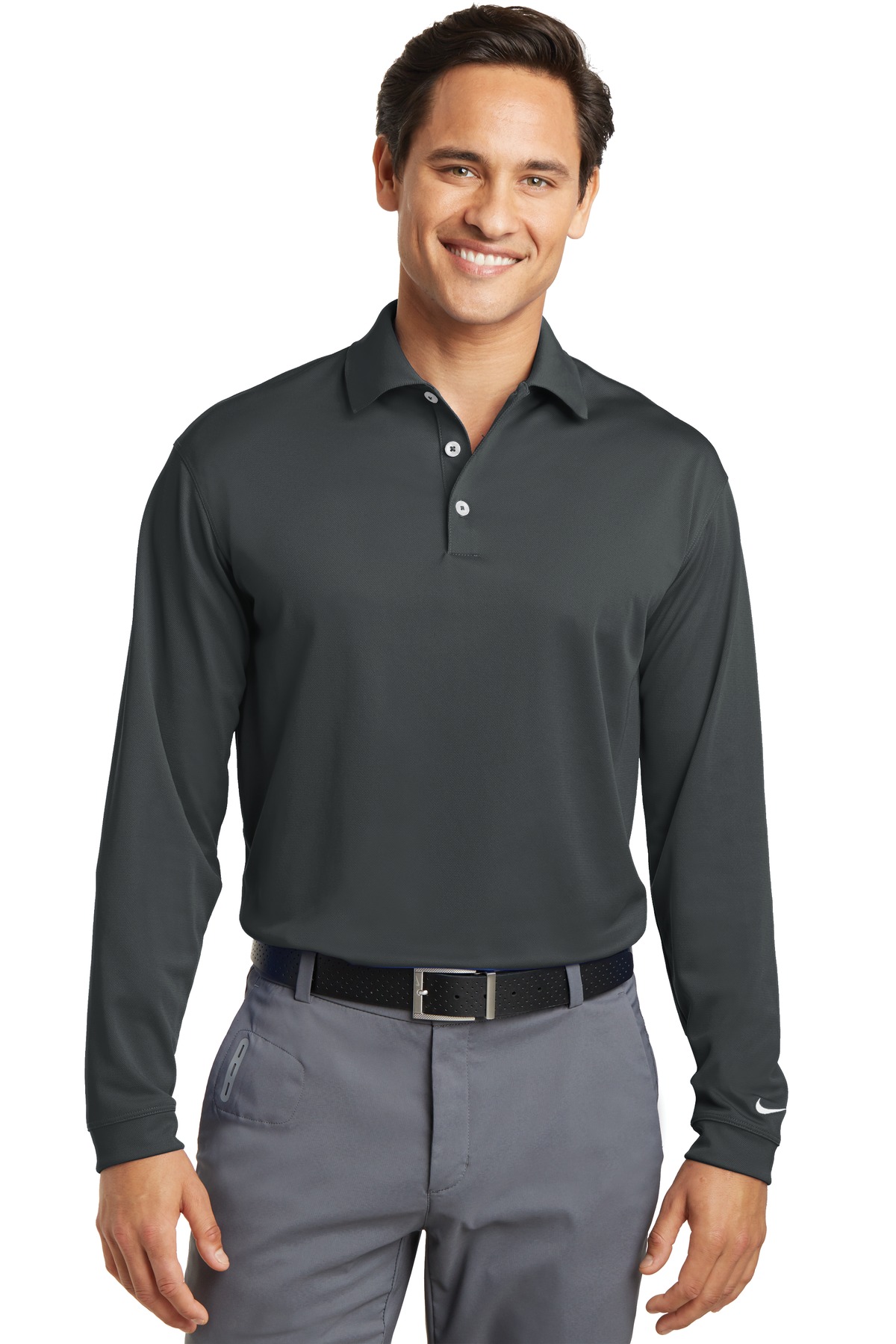 Nike Long Sleeve Dri-FIT Stretch Tech Polo - 466364