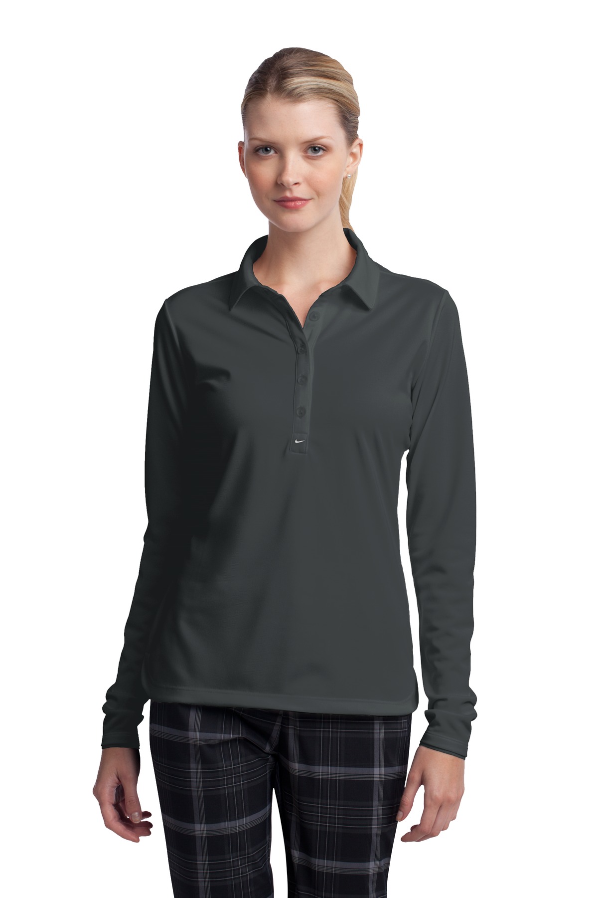 Nike Ladies Long Sleeve Dri-FIT Stretch Tech Polo - 545322