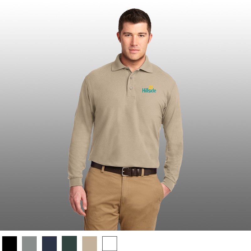 Port Authority® Silk Touch™ Long Sleeve Polo