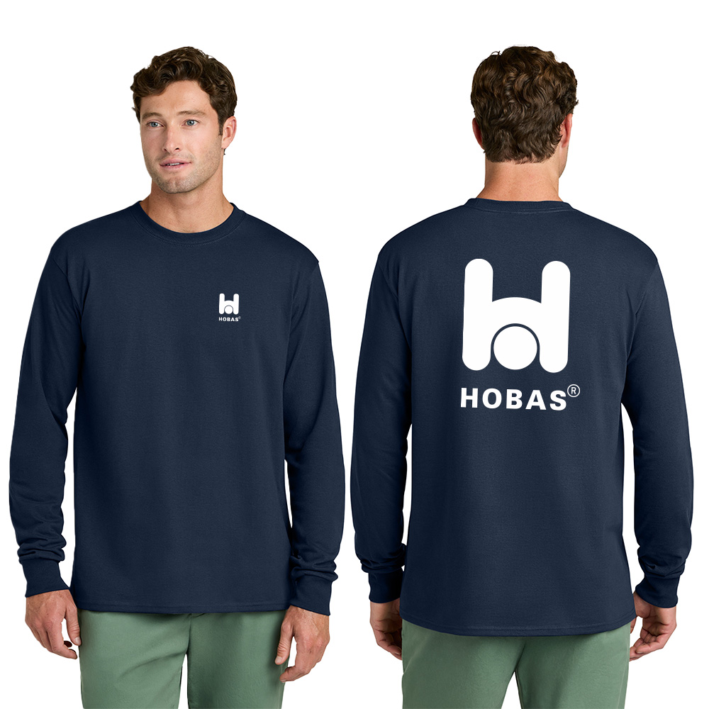 Long Sleeve Core Cotton Tee - Custom
