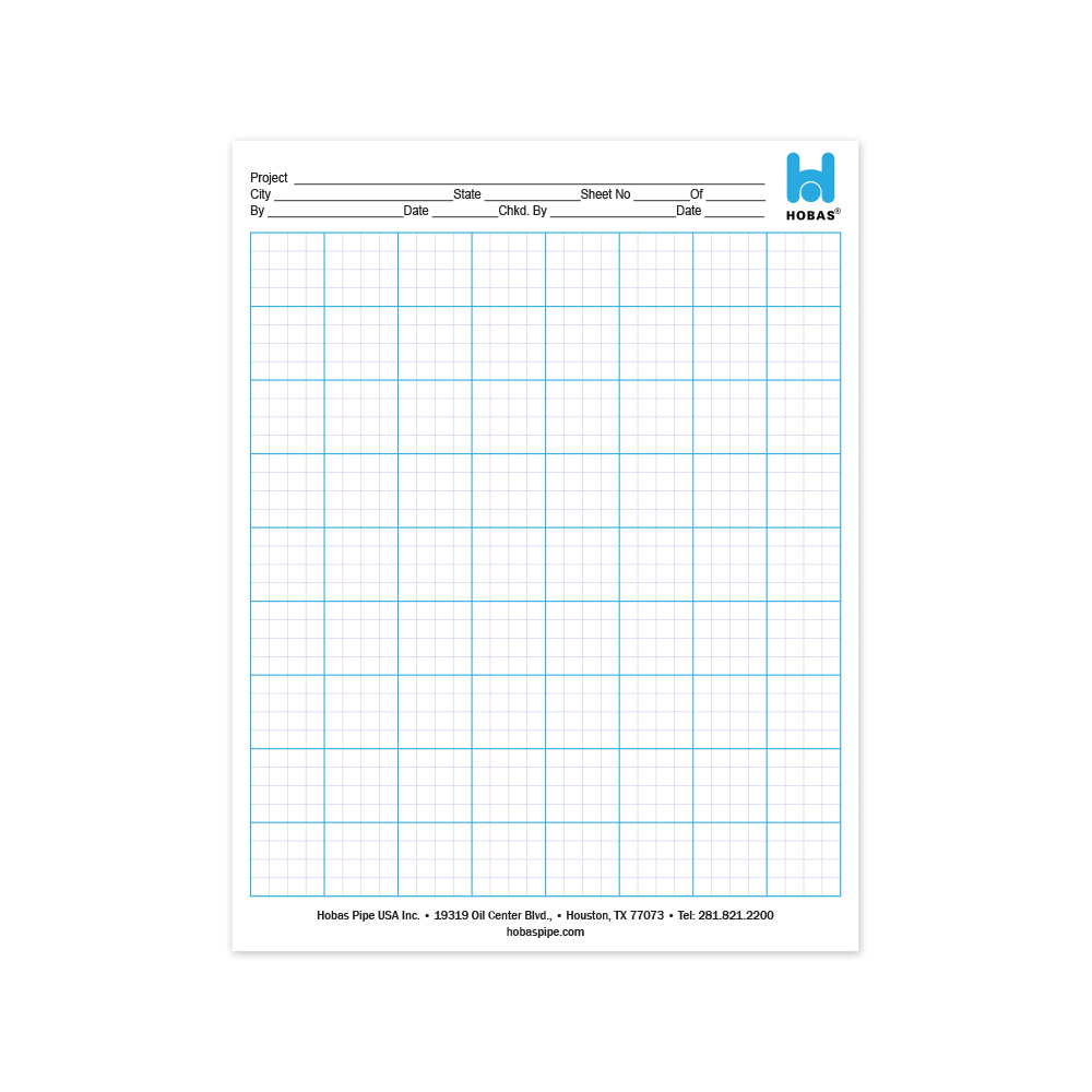 8.5"x 11" Grid Pad