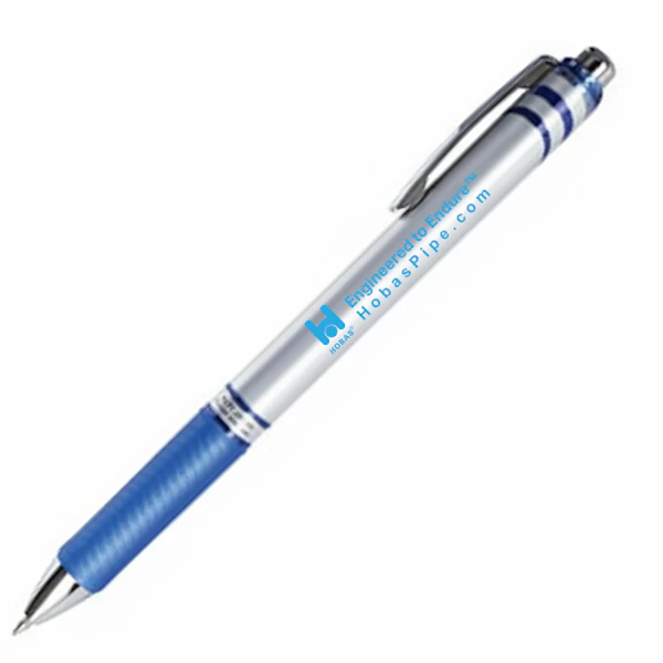 Hobas Pentel EnerGel® RTX Gel Ink Pen - Silver/Blue