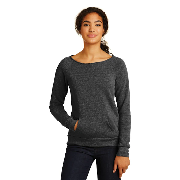 Alternative Women's Maniac Eco -Fleece Sweatshirt. AA9582