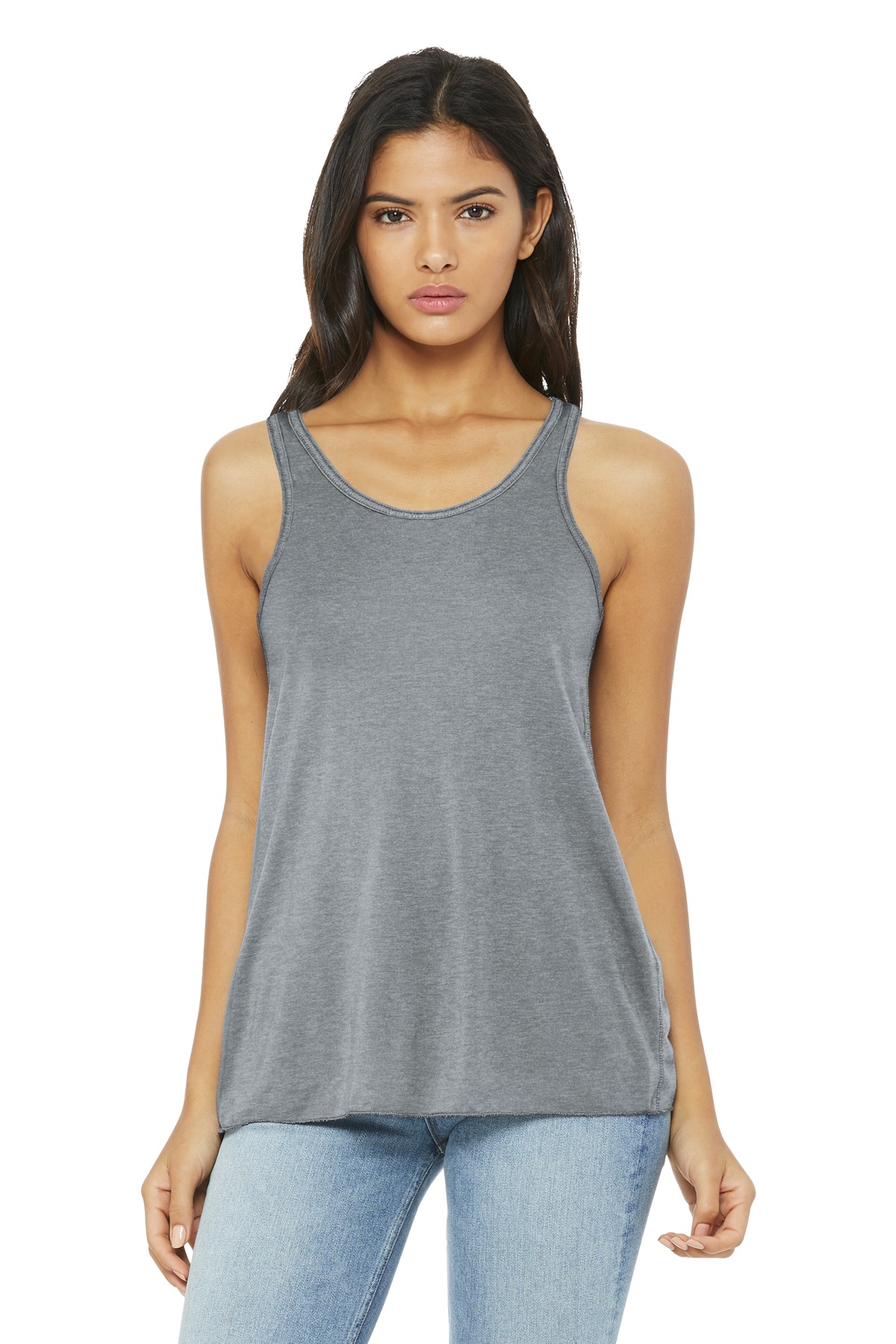 BELLA+CANVAS  Women's Flowy Racerback Tank. BC8800