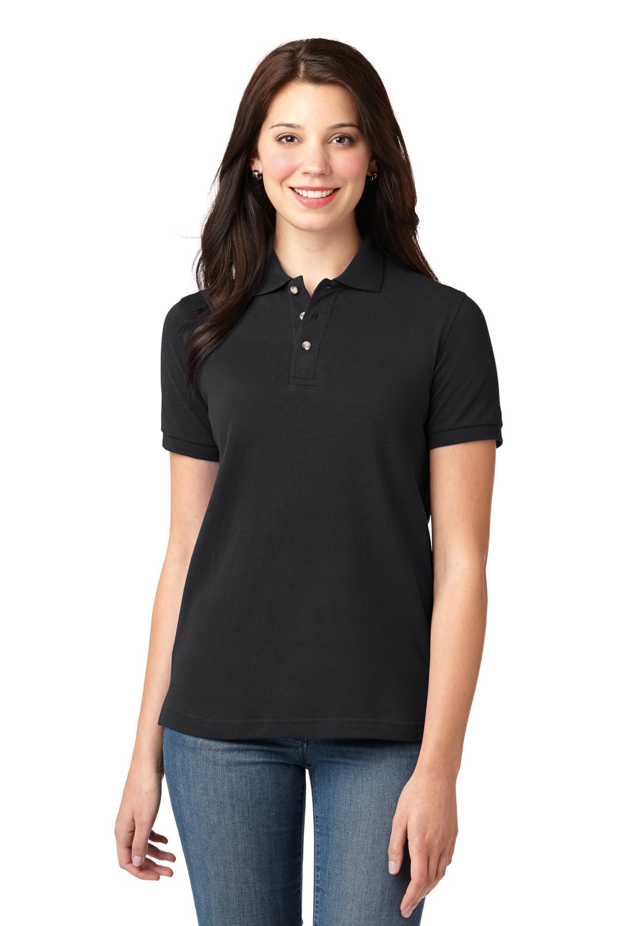 Port Authority Women's Heavyweight Cotton Pique Polo L420