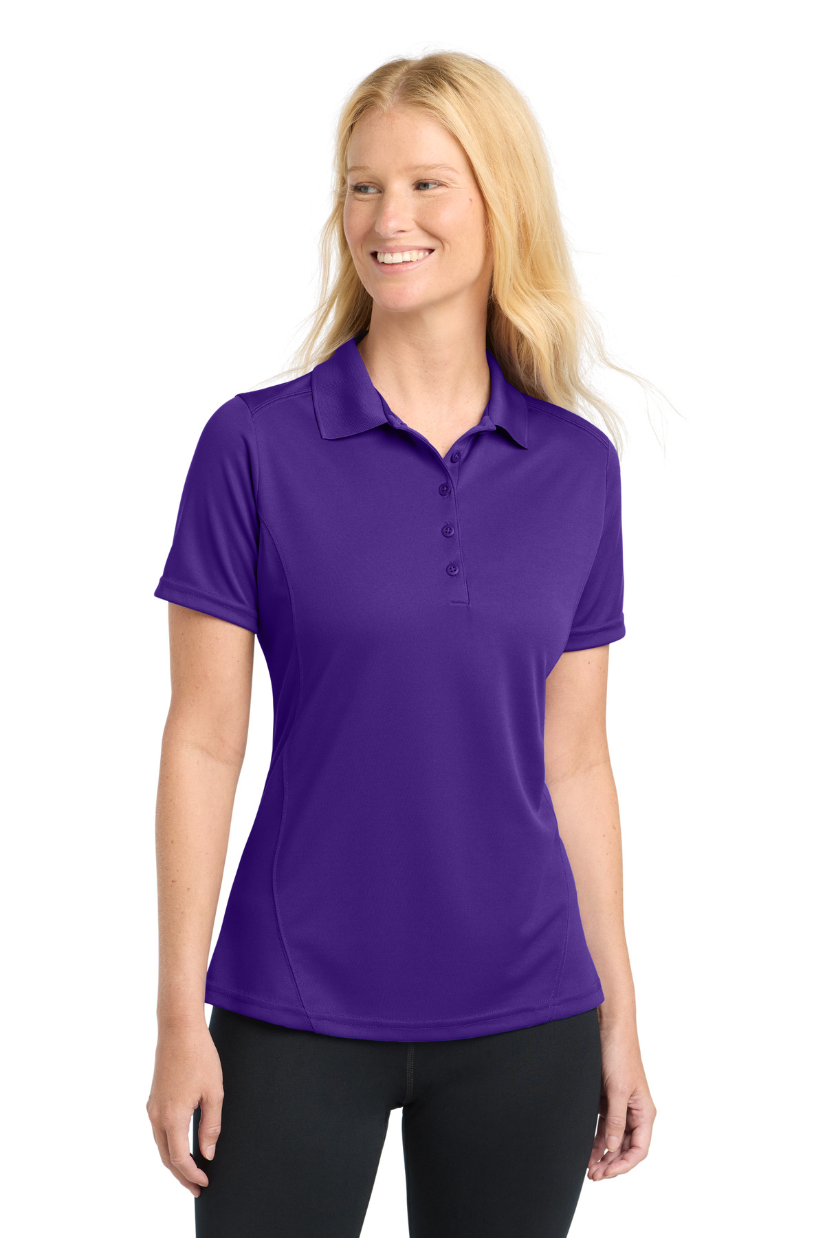 Sport-Tek Women's Dry Zone Raglan Accent Polo L475