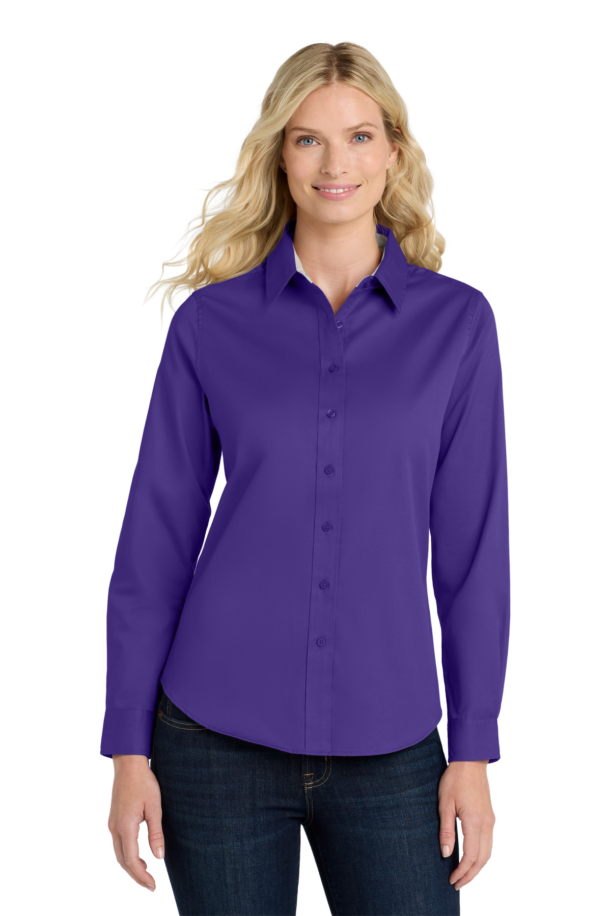 Port Authority Women's Long Sleeve Easy Care Shirt L608