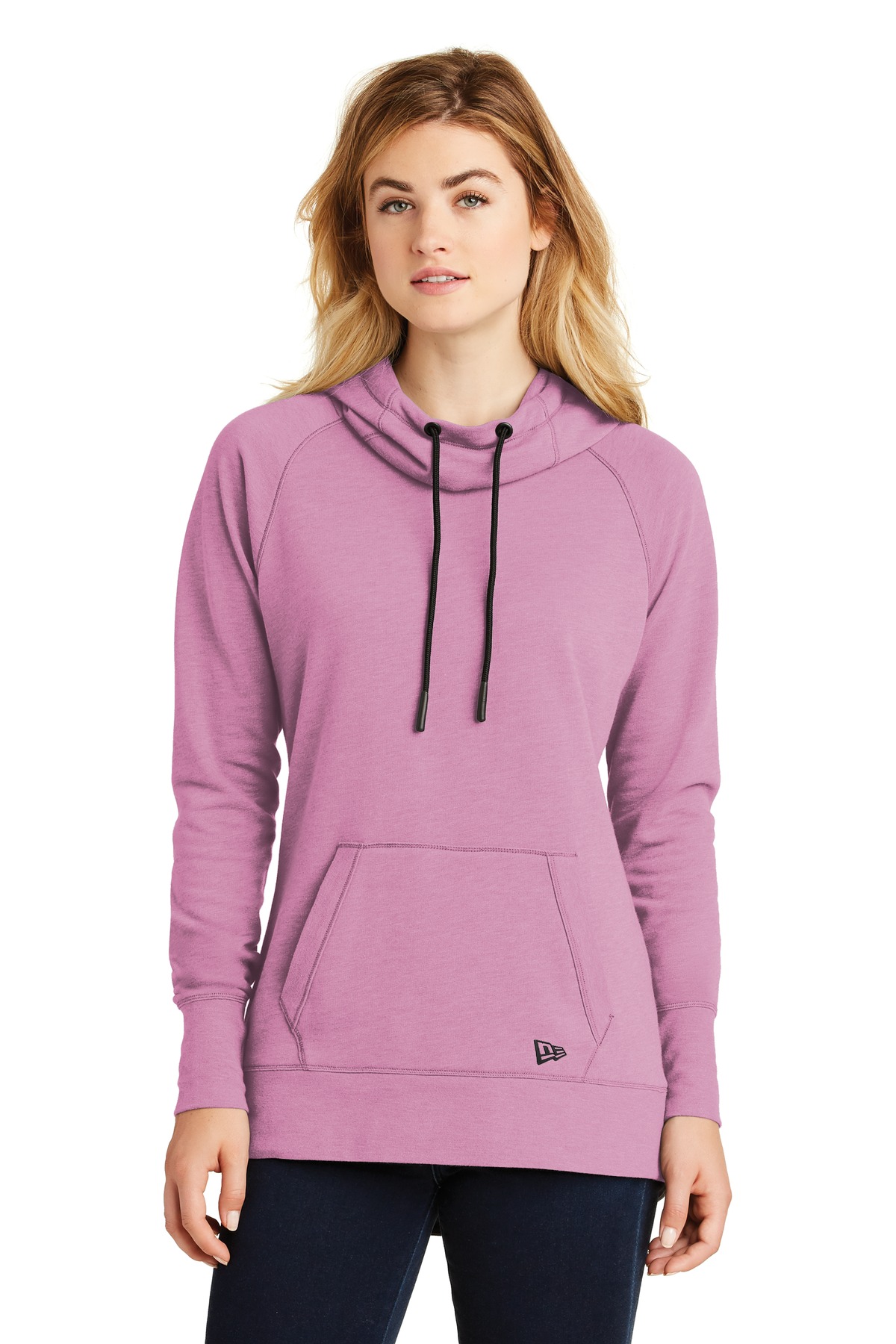 New Era  Ladies Tri-Blend Fleece Pullover Hoodie. LNEA510