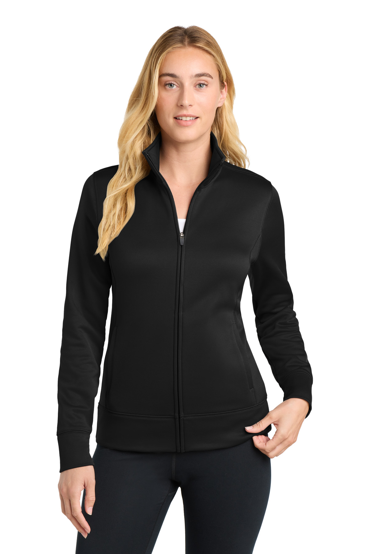 Sport-Tek Women's Sport-Wick Fleece Full-Zip Jacket LST241