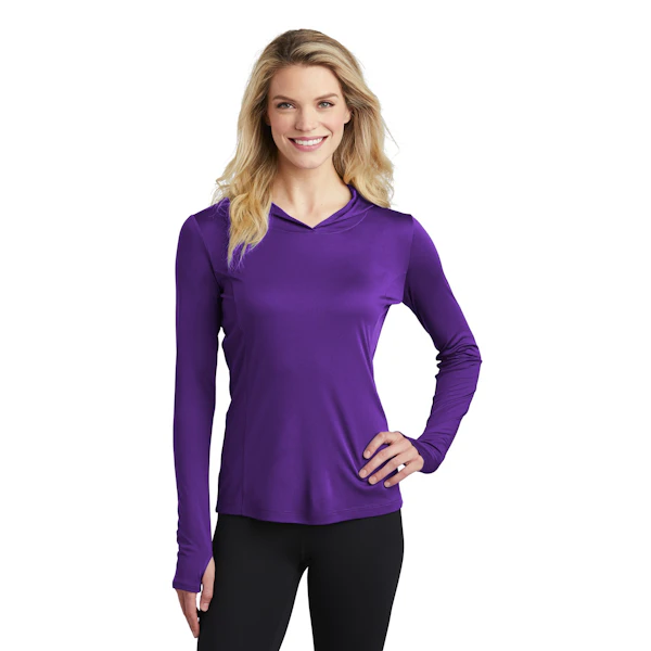 Sport-Tek  Ladies PosiCharge  Competitor  Hooded Pullover. LST358
