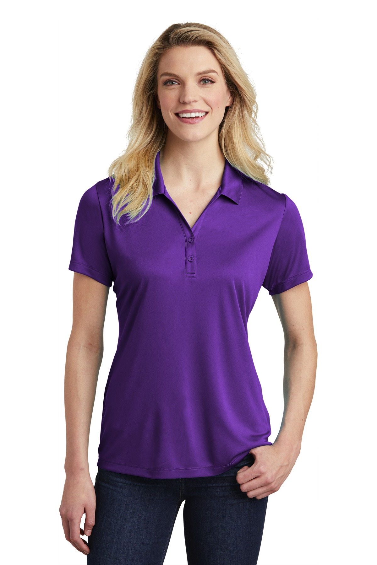 Sport-Tek  Ladies PosiCharge  Competitor  Polo. LST550
