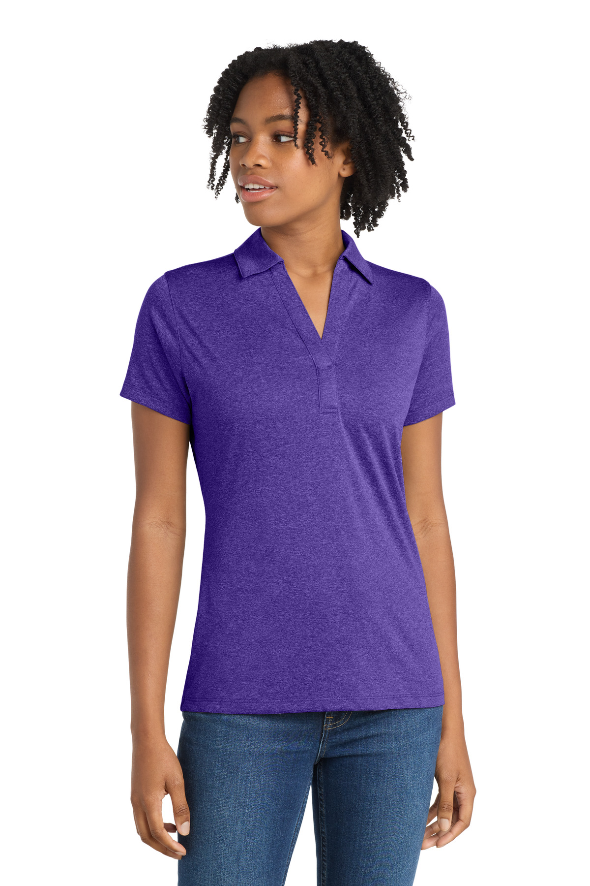 Sport-Tek Women's Heather Contender Polo LST660
