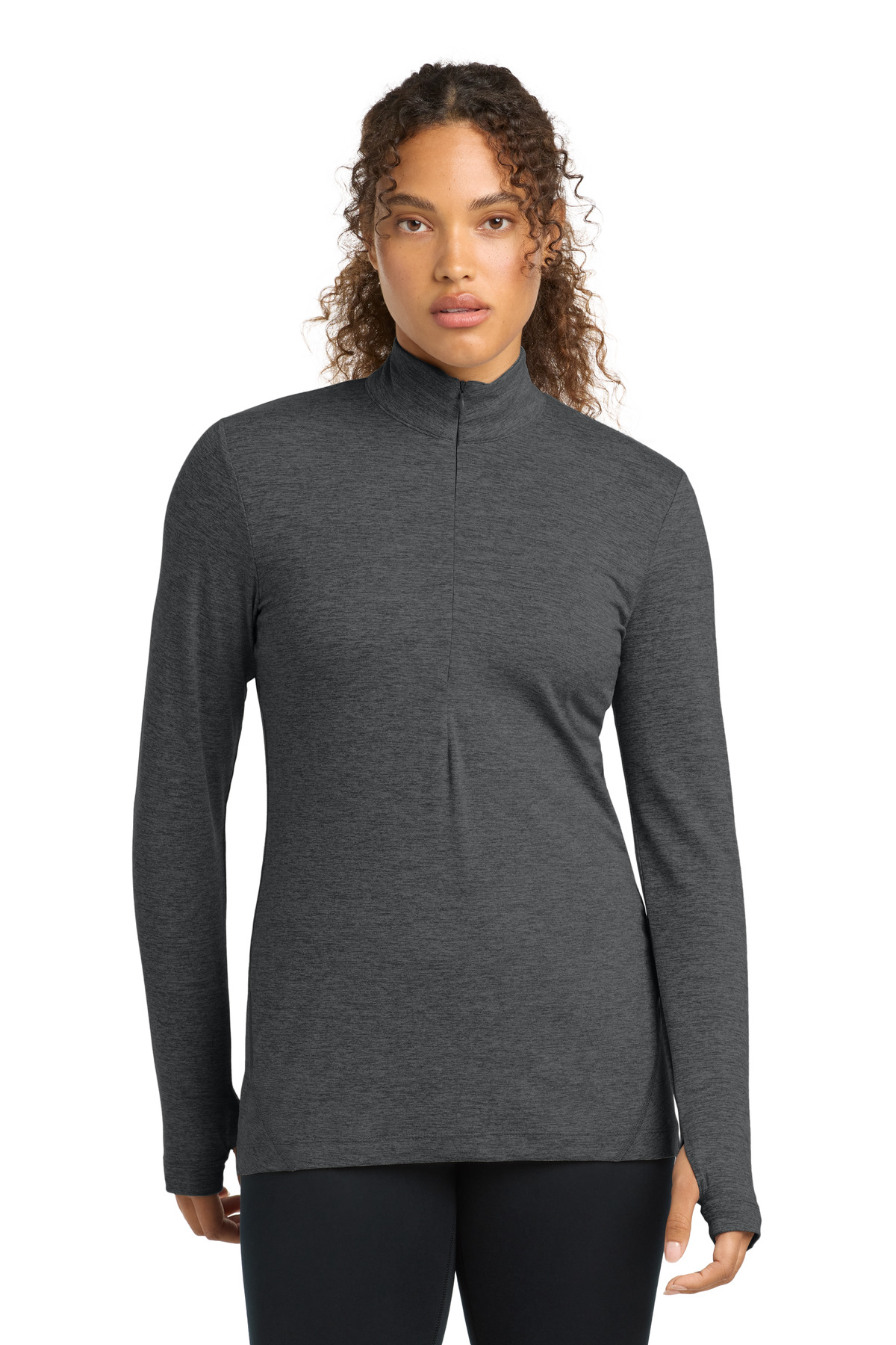 Sport-Tek Women's Exchange 1.5 Long Sleeve 1/2-Zip LST711
