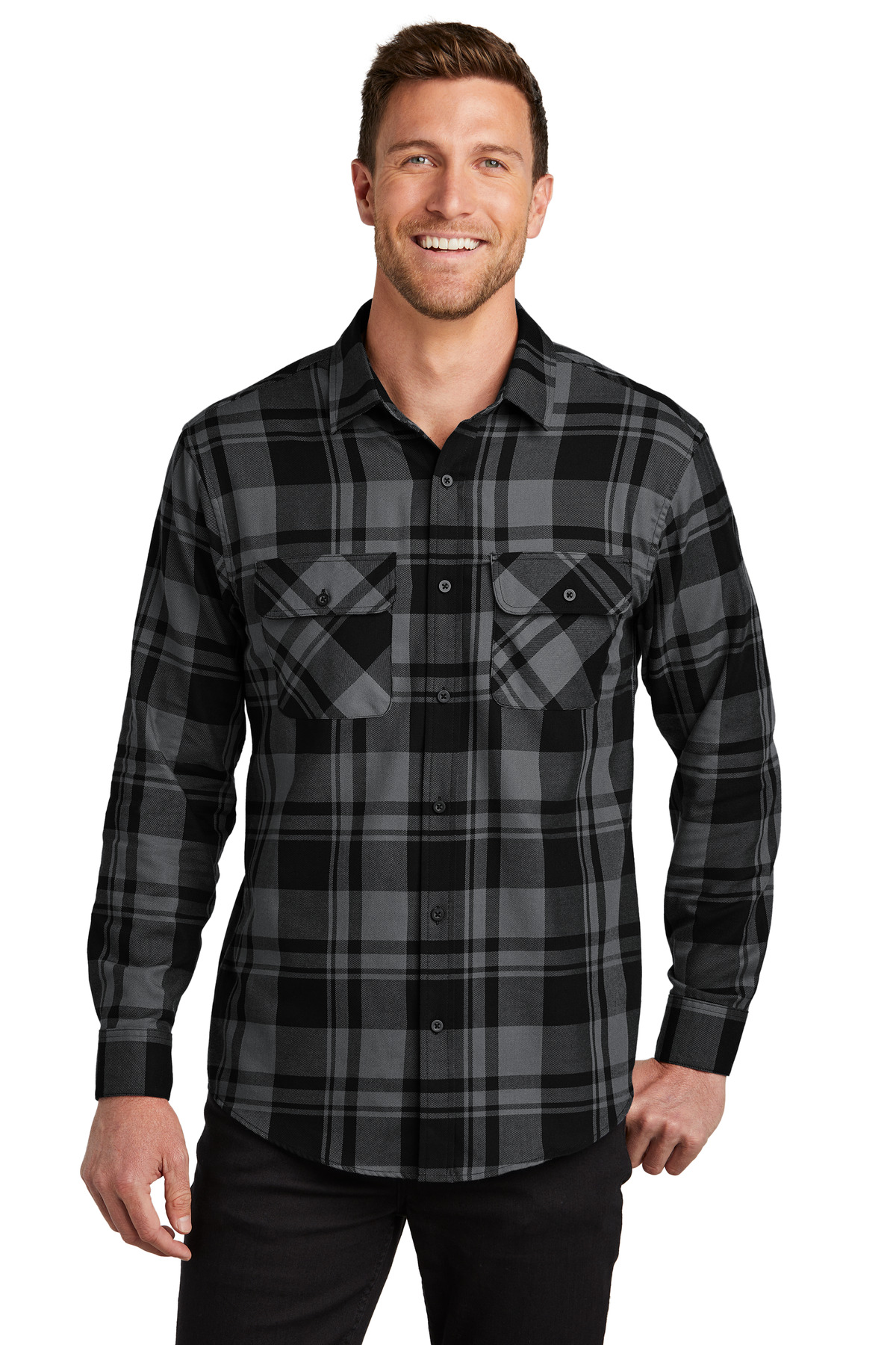 Port Authority Plaid Flannel Shirt W668