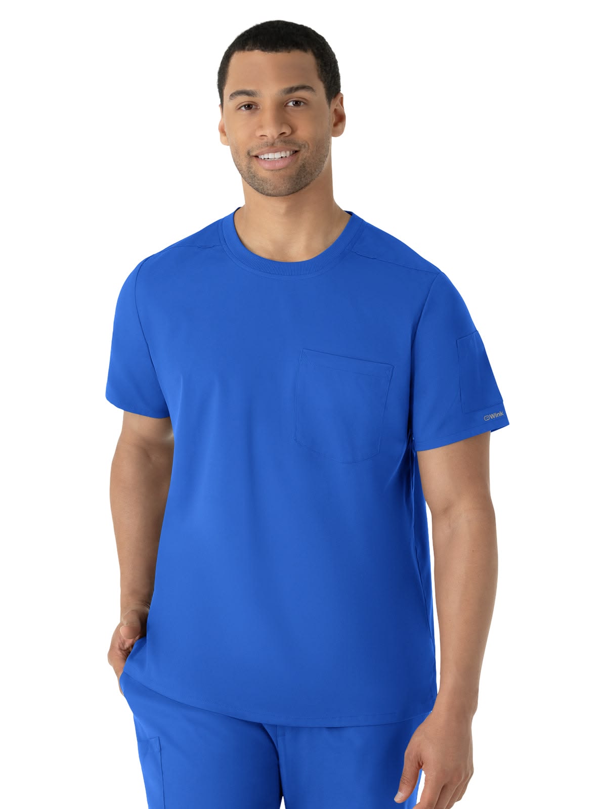 Wink Boundless Men's One-Pocket Classic Tee Scrub Top 6651