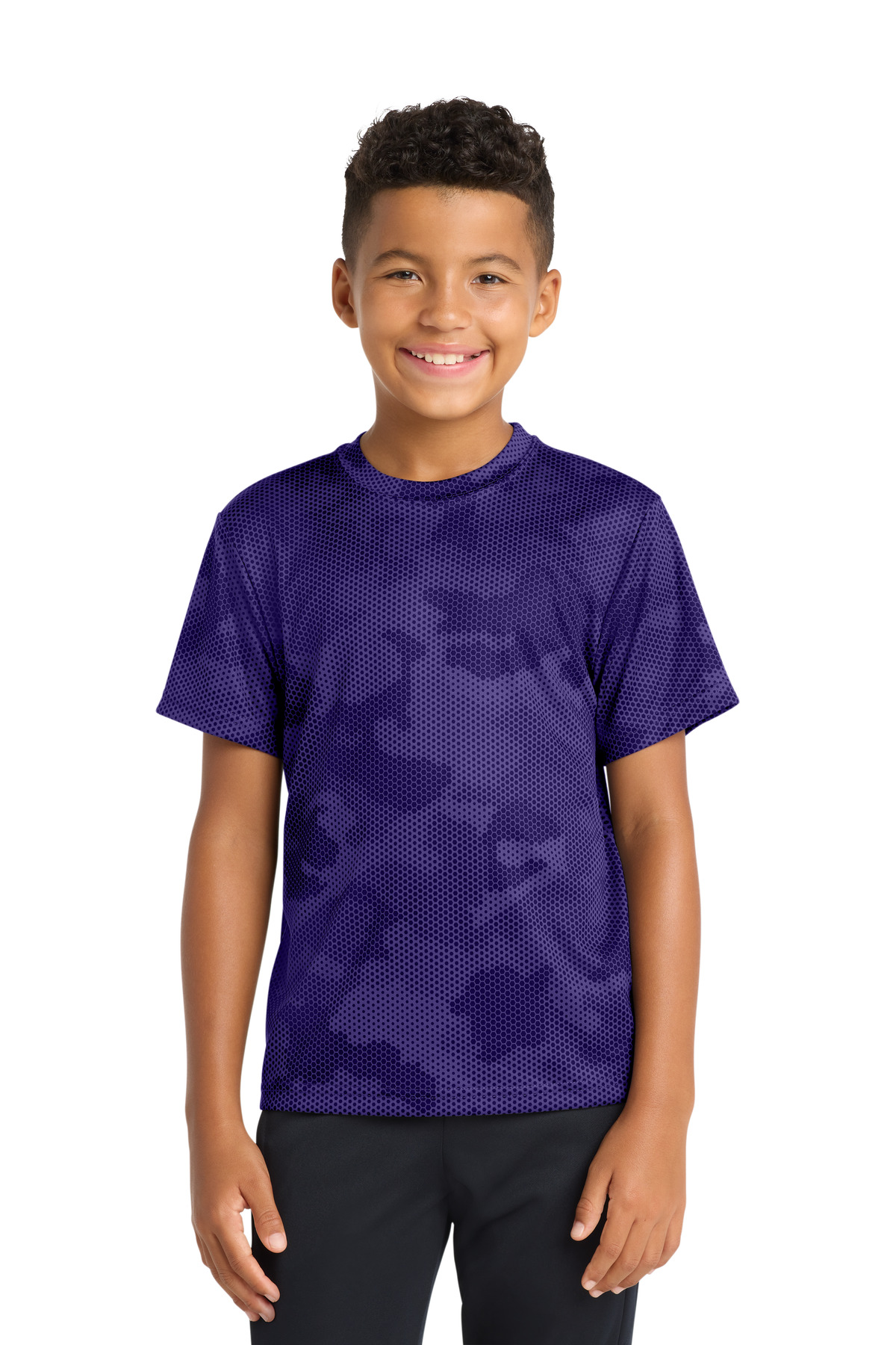 Sport-Tek Youth CamoHex Tee YST370