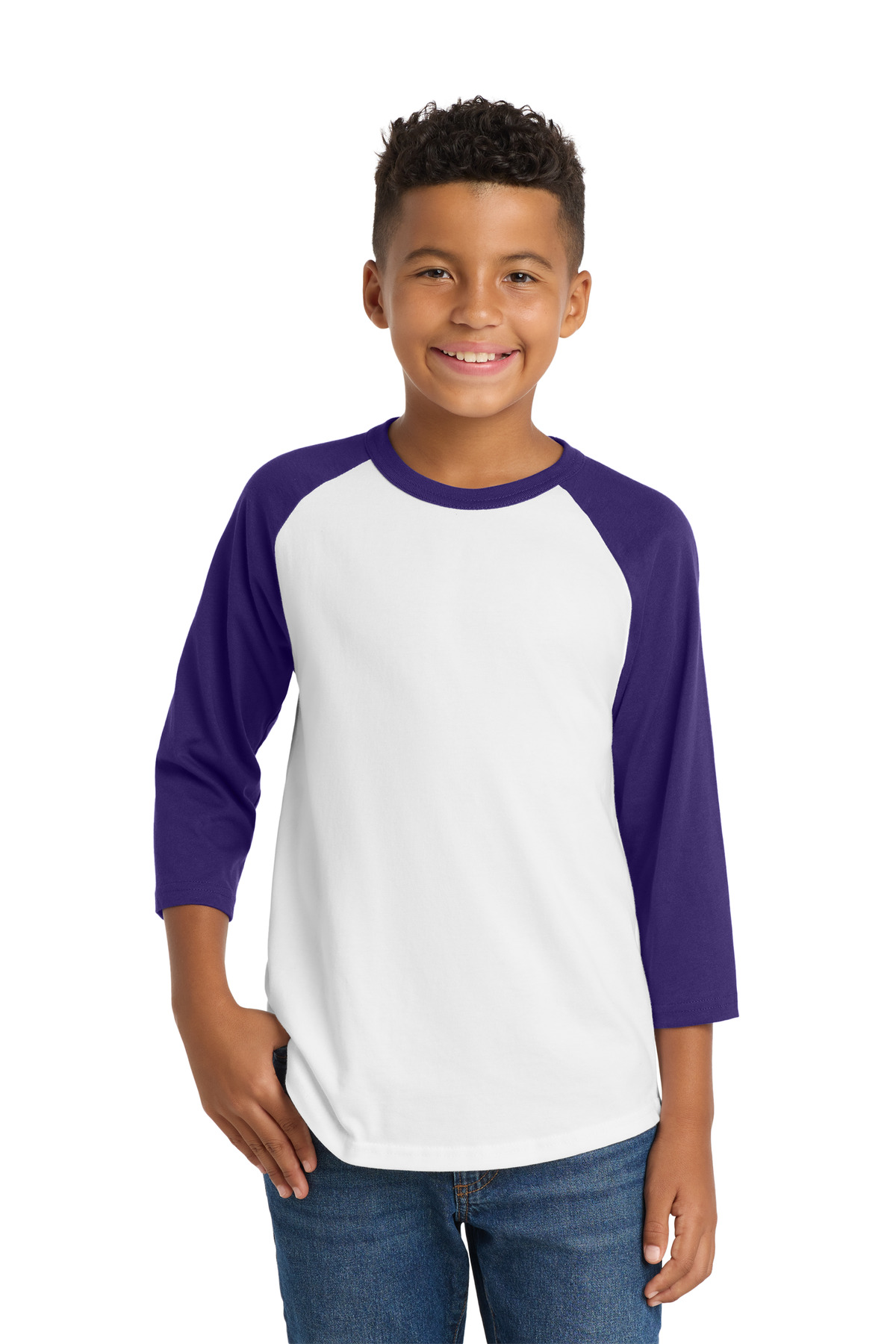 Sport-Tek Youth Colorblock Raglan Jersey YT200