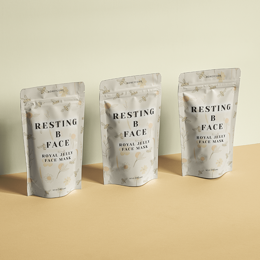 Resting B Face - Face Mask