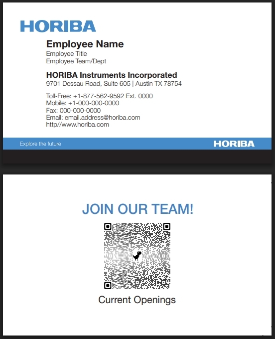 Business Card Template for HR & Recruiting