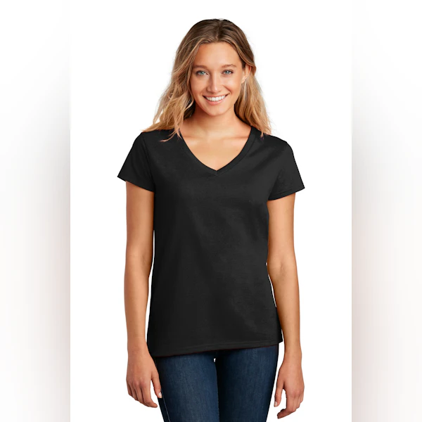 District  Womens Re-Tee  V-Neck DT8001