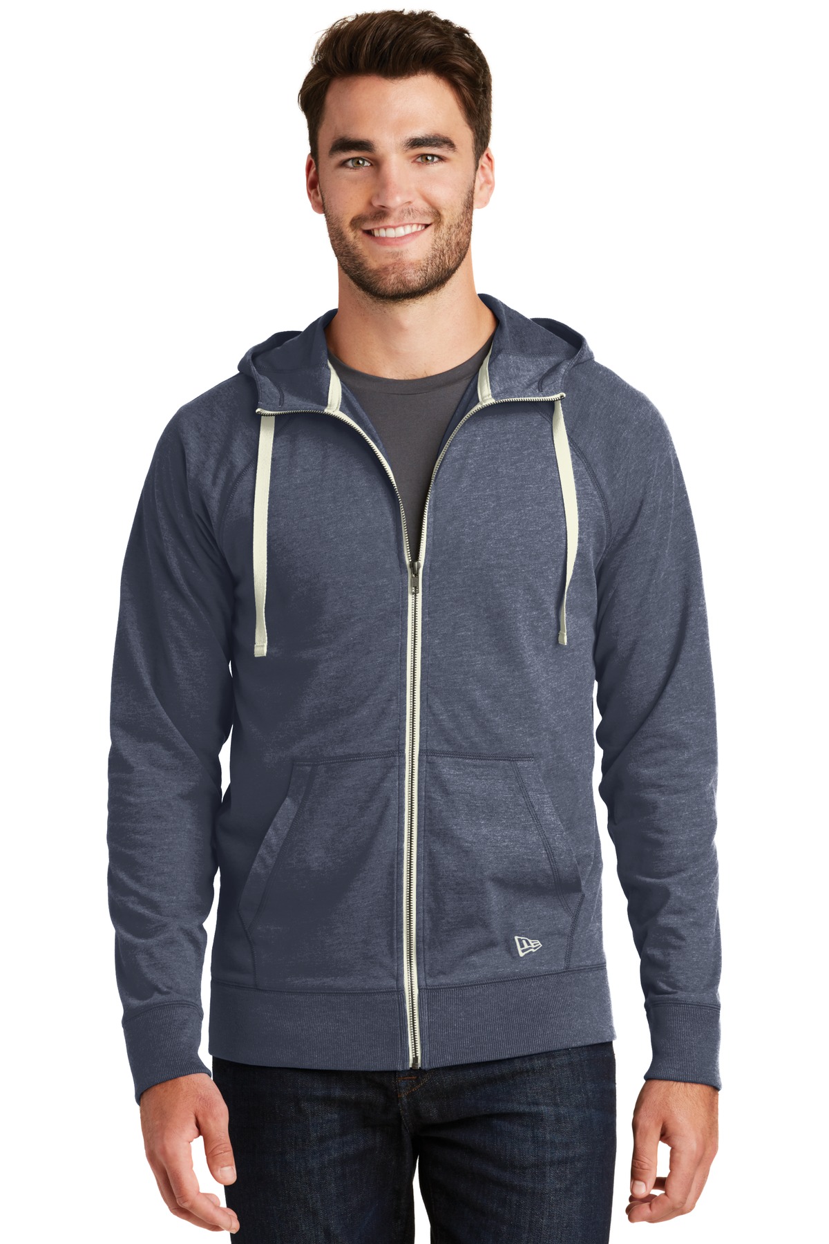 New Era  Sueded Cotton Full-Zip Hoodie. NEA122