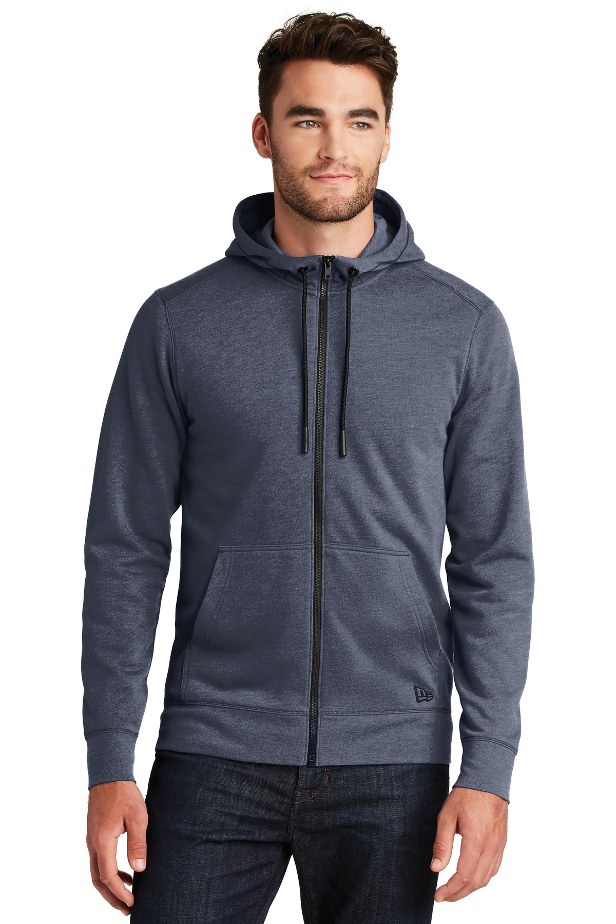 New Era  Tri-Blend Fleece Full-Zip HoodieNEA511