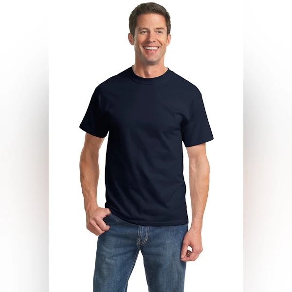 Port & Company - Tall Essential Tee.  PC61T,Color:Navy,Size:LT