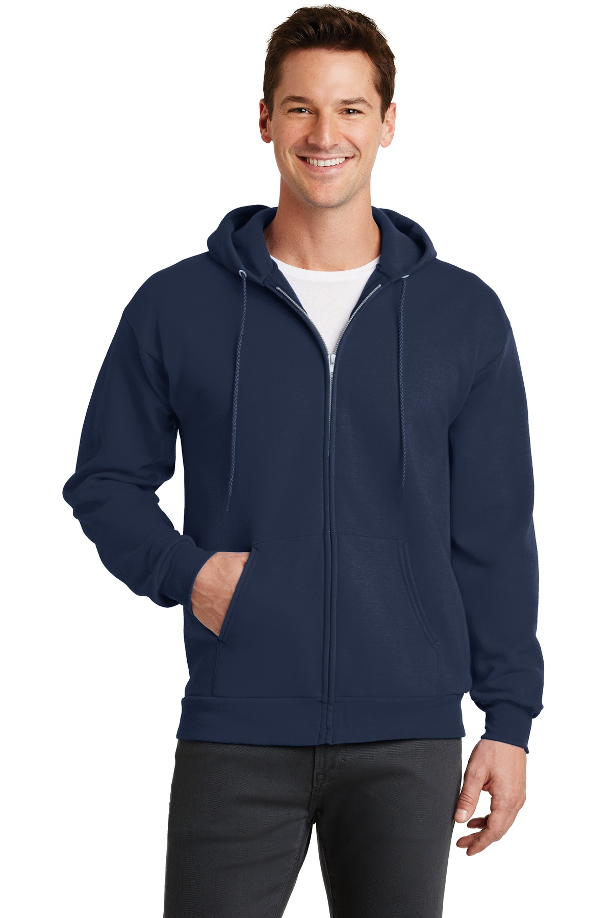 Port & Company Core Fleece Full-Zip Hooded Sweatshirt PC78ZH