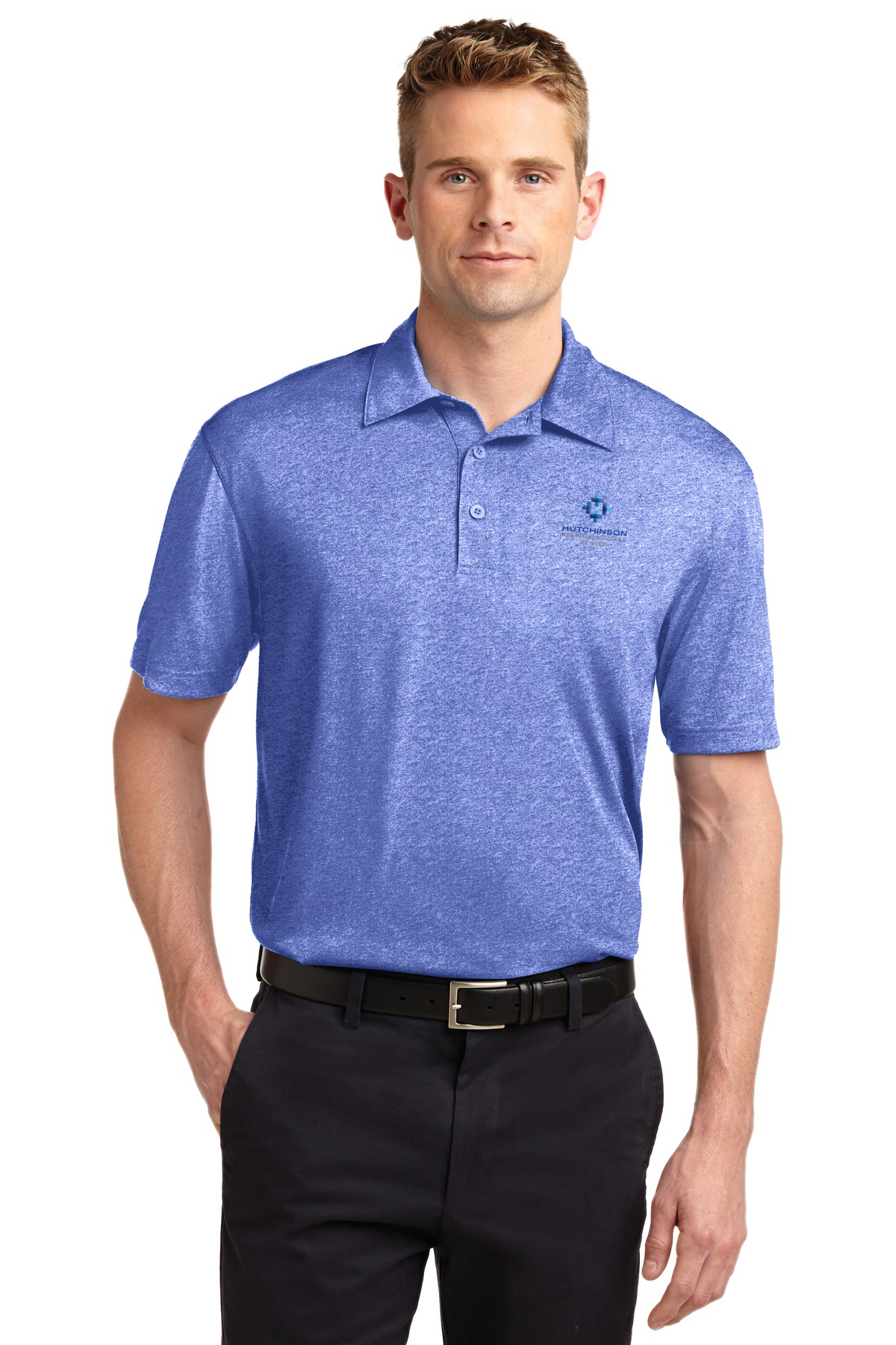 Sport-Tek Heather Contender Polo. ST660