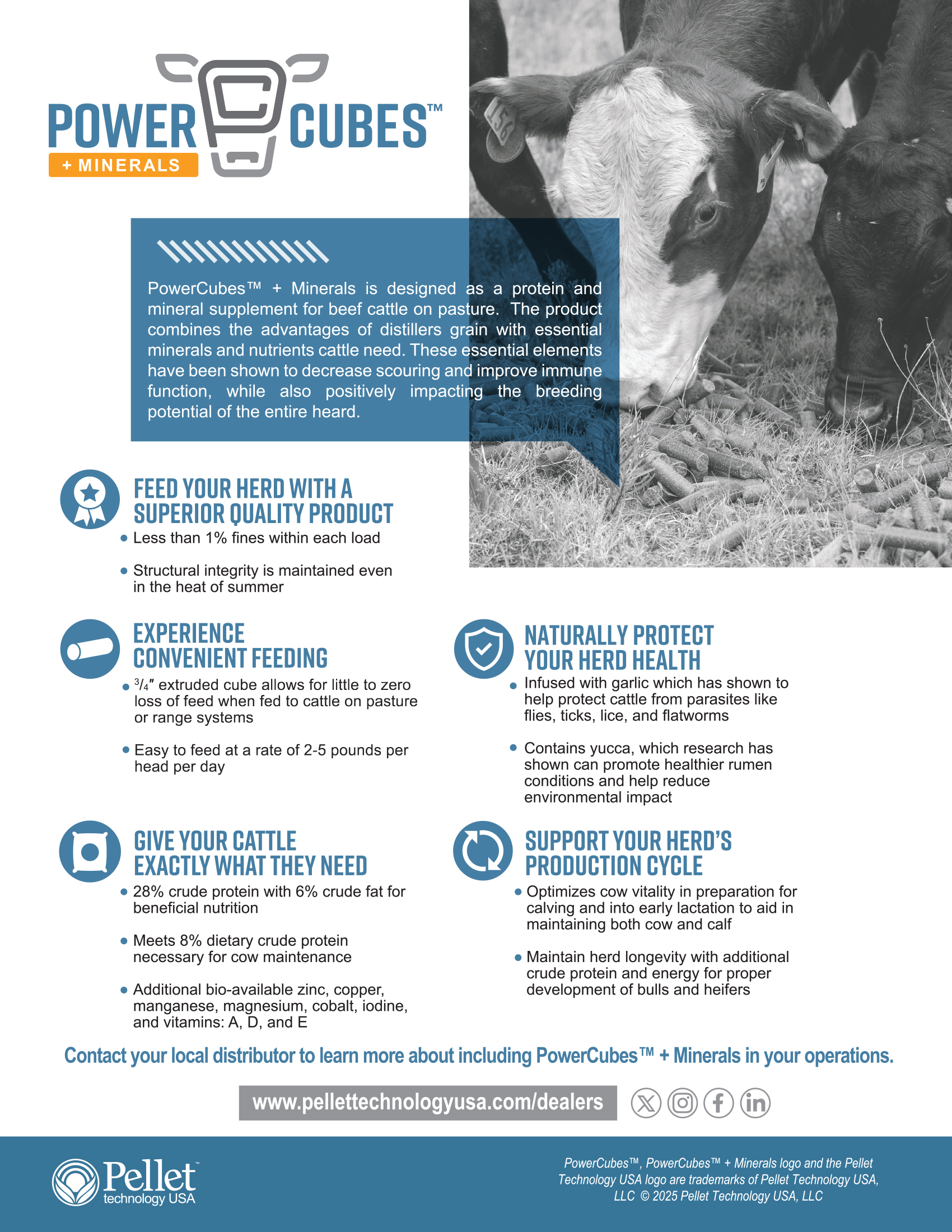 Power Cubes + Minerals Onepage