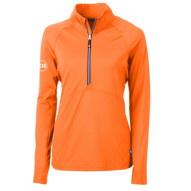 Cutter Buck Ladies Eco Knit ¼ Zip Pullover