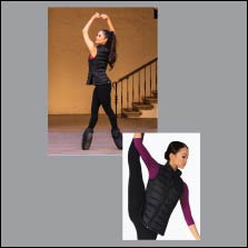 Mariia Womens Sleeveless Puffy Warm-Up Vest