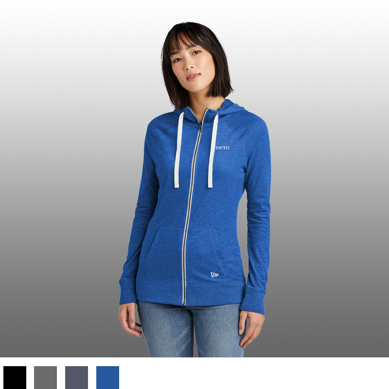 New Era® Ladies Cotton Blend Full-Zip Hoodie