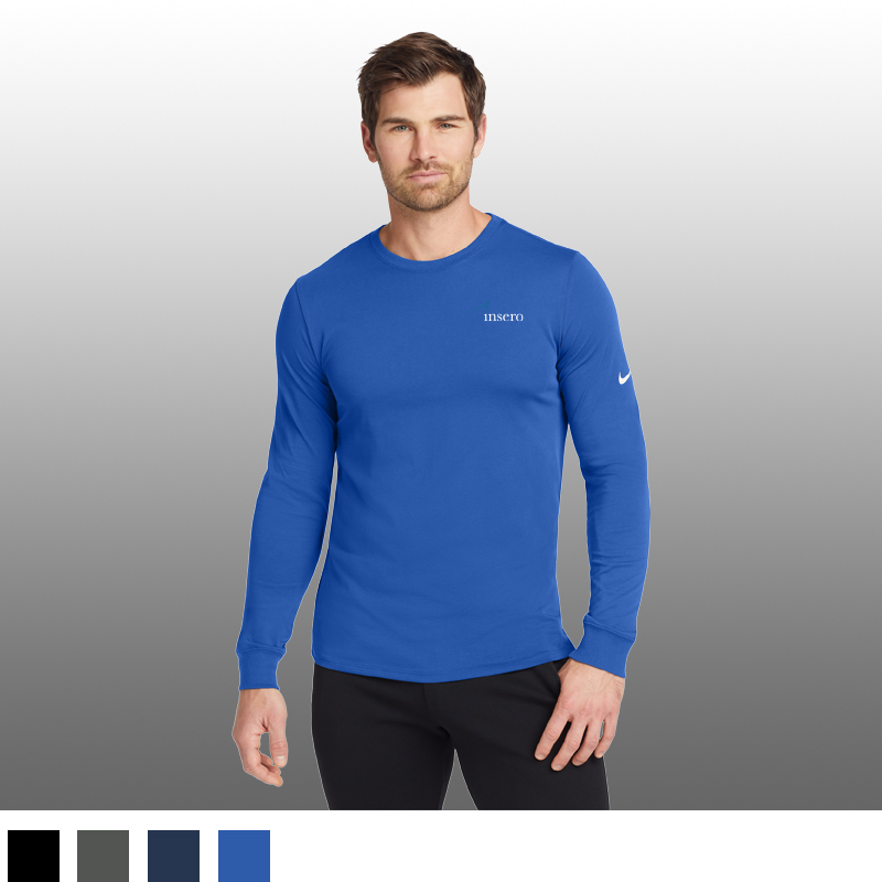 Nike Dri-FIT Cotton/Poly Long Sleeve Tee