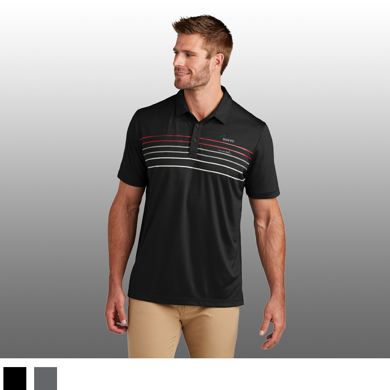 TravisMathew Coto Perf. Chest Stripe Polo