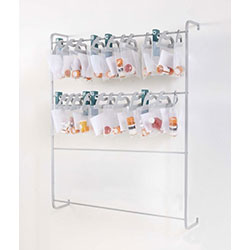 Wall Rack 4 ft Wide With 4 Rods