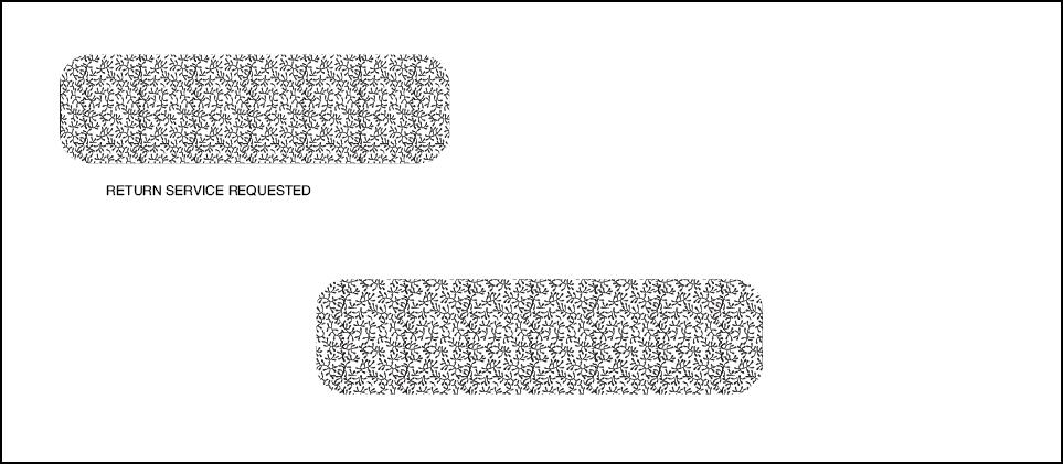 Envelope For Laser Statement B C or H PrimeCare, with Return Service