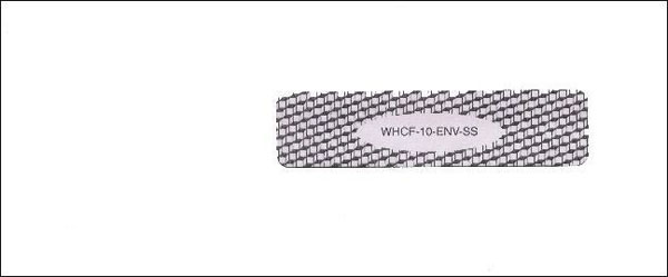 Envelope for HCFA 1500 claim Forms