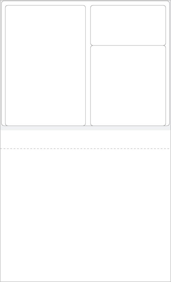 Label C1, Laser Pressure Sensitive Pharmacy Labels