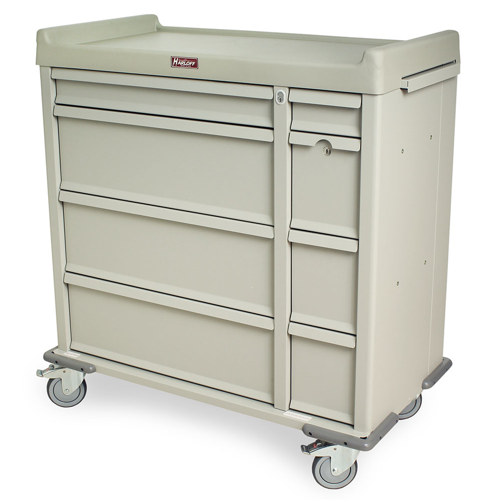 Standard Punch Card Cart with BEST Lock, 600 Capacity