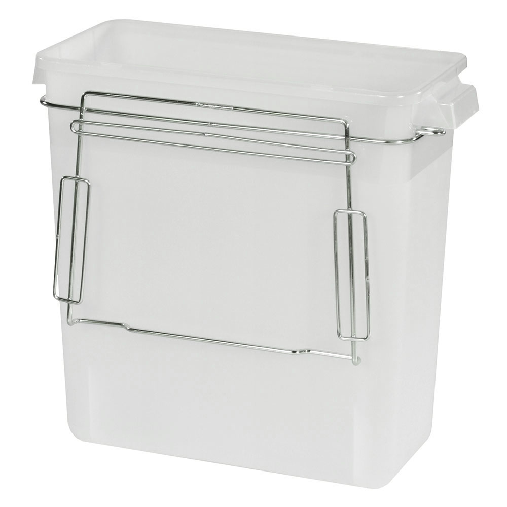 Waste Container (w/o cover) Plastic with Aluminum Bracket