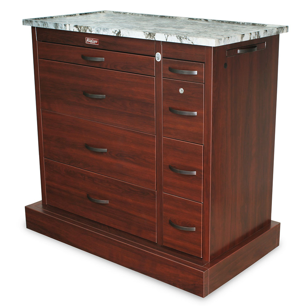 Wood Vinyl Med Cart 600 Capacity