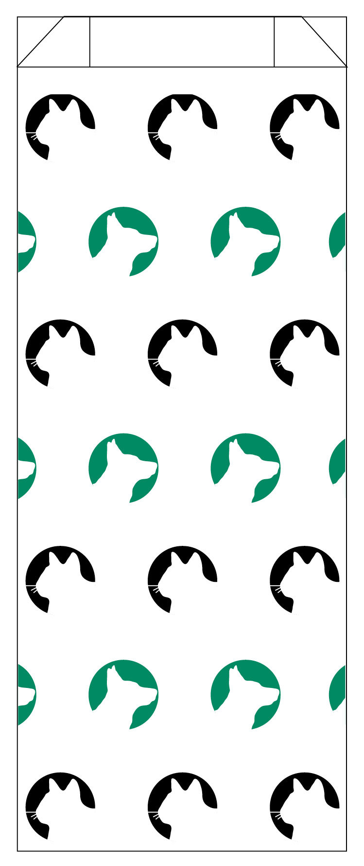 Bag #22 4.5 X 2.25 X 11 Stock Design V6 Veterinary