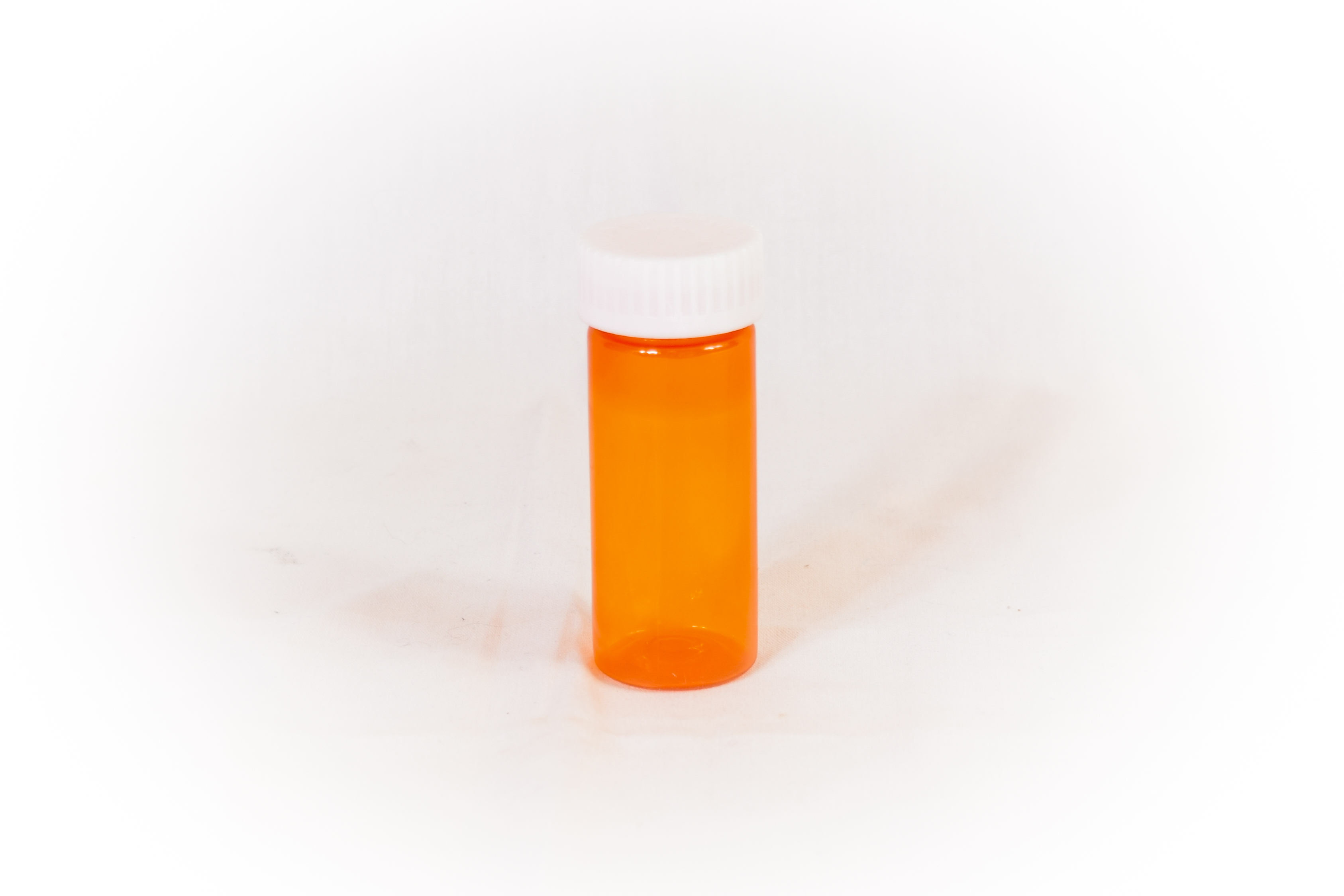 16 Dram Amber Prefer Vial and Cap, Child Resistant Plastic Prescription Vials