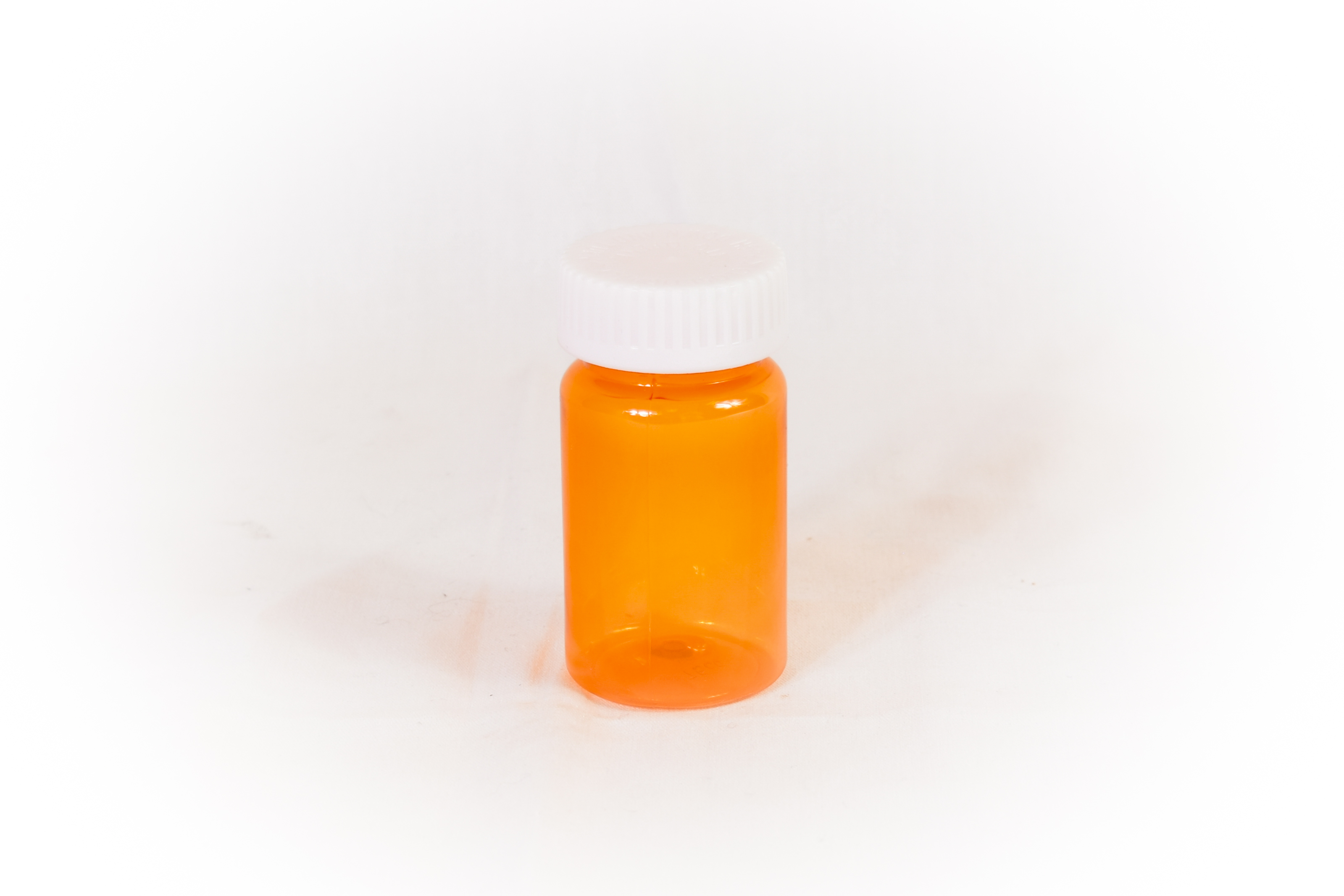 20 Dram Amber Prefer Vial and Cap, Child Resistant Plastic Prescription Vials