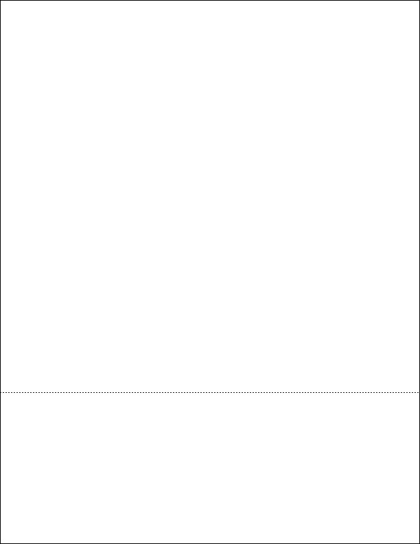 Statement B or C, Laser, Blank 8 1/2 X 11 With Perf