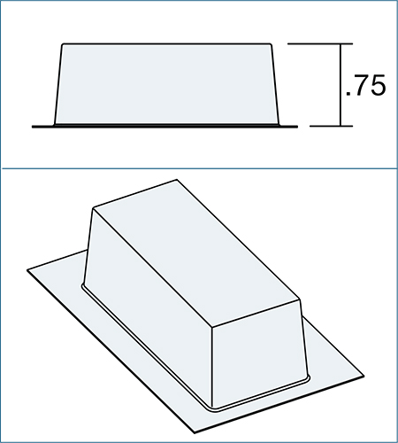 7/28 Day XL Blister For Perforated Cards