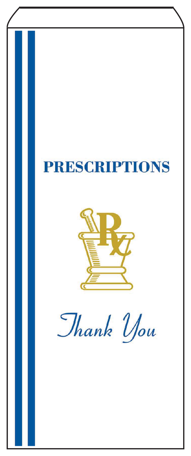 Bag #21 3.5 X 1.5 X 10 Prescription Bags
