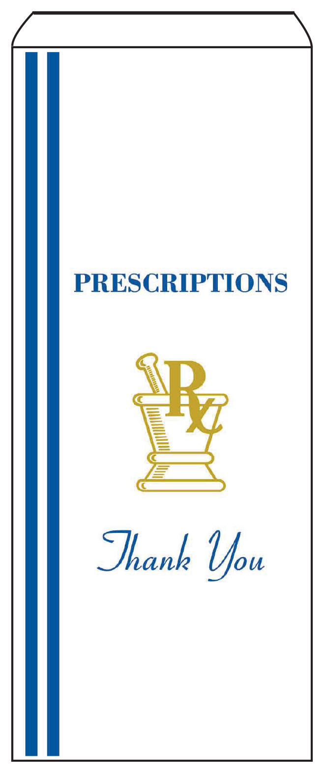 Bag #22 4.5 X 2.25 X 11 Prescription Bags